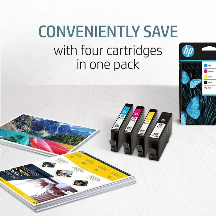 HP 963 CMYK Original Ink Cartridge 4-Pack (6ZC70AE)