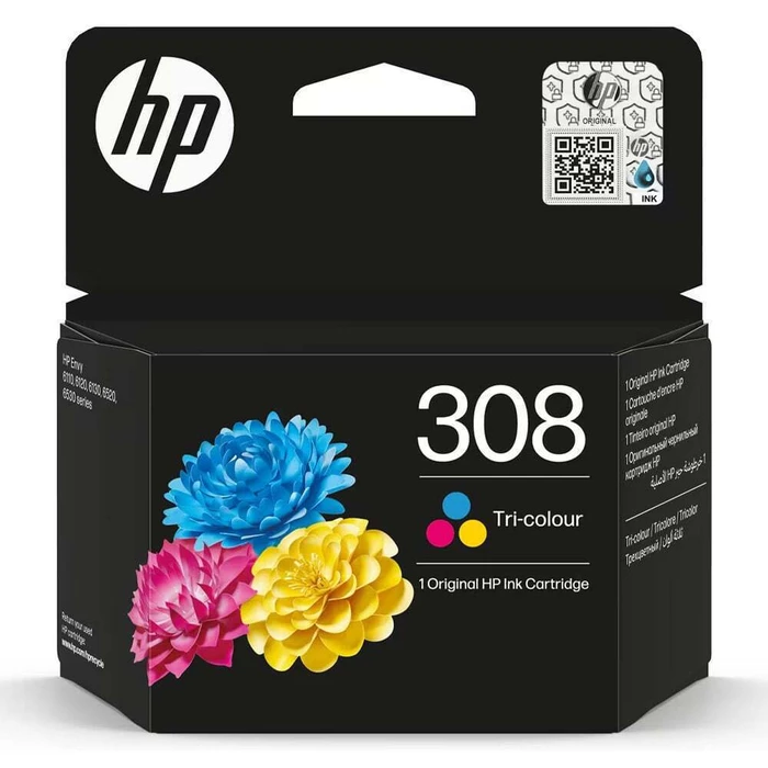 HP 308 Γνήσιο Μελάνι Tri-color (Cyan/Magenta/Yellow) 7FP20UE