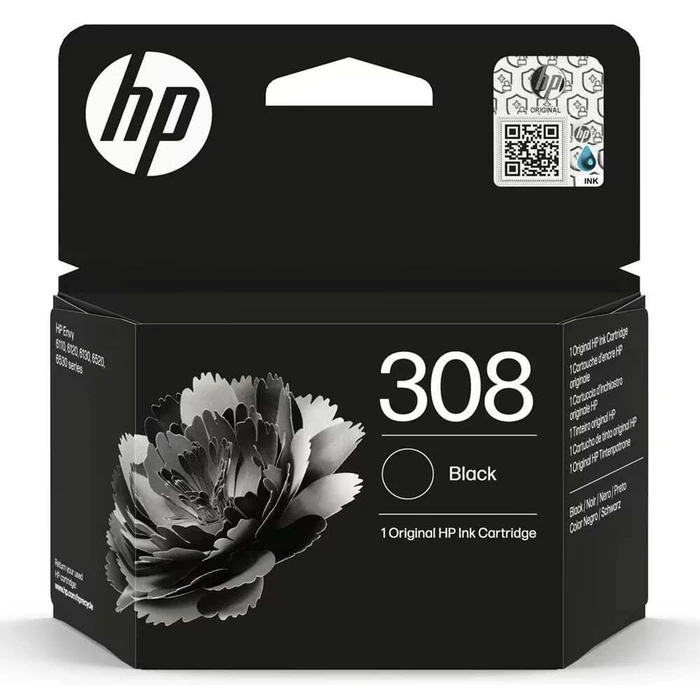 HP 308 Black Original Ink Cartridge (7FP21UE)