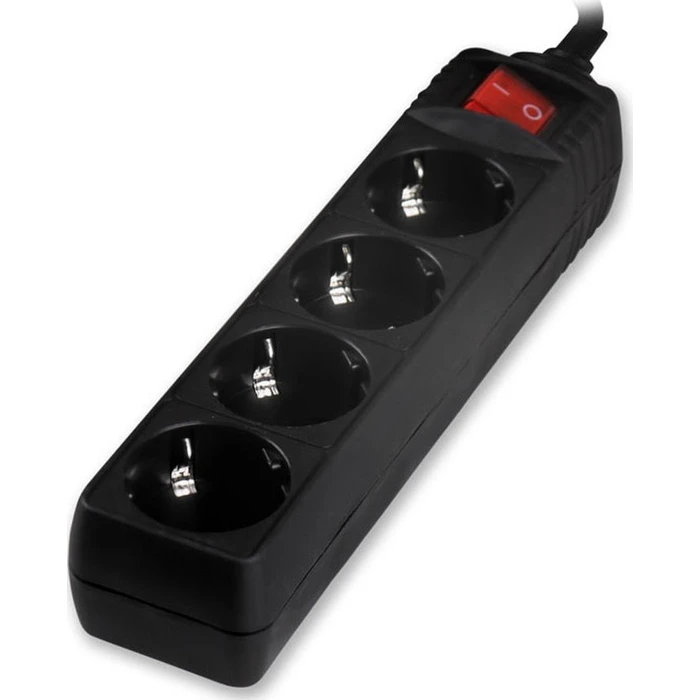 Πολύπριζο Lamtech With Switch 4 OUTLETS Black