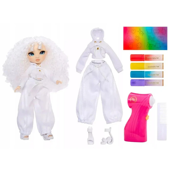 MGA Rainbow High Air Brush Color Me Doll Green Eyes