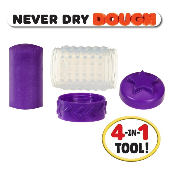 Arts & Crafts MGA Wonder Factory Never Dry Dough Purple Single Pack