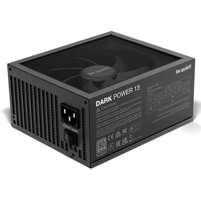 Τροφοδοτικό 850W Be quiet DARK POWER 13 BN334, TITANIUM CERTIFIED, MODULAR CABLES, SILENT WINGS