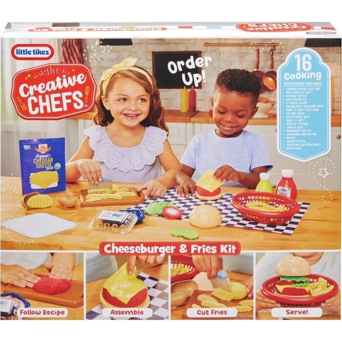 Default MGA Little Tikes Creative Chefs Cheeseburger and Fries Kit