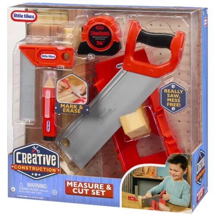 Little Tikes Construction Creative Construction Measure and Cut Set