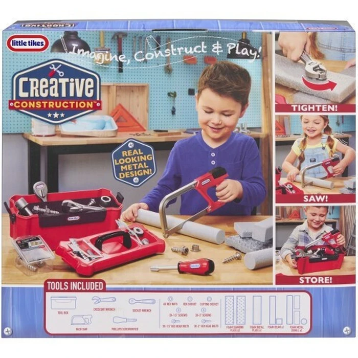 Little Tikes Creative Construction Tool Box Set