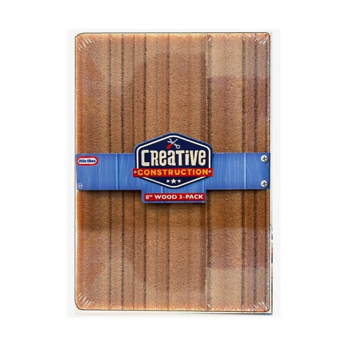 MGA Little Tikes Creative Construction 8 Foam Wood 3 Pack