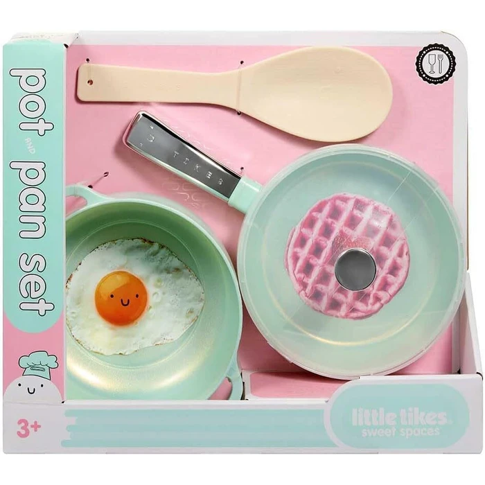 Little Tikes Sweet Spaces: Σετ Κατσαρολάκια και Τηγάνι - Love to Cook! (665271)