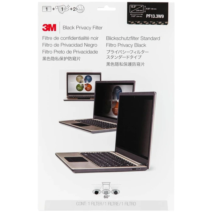 3M Laptop Screen Filter 13.3 inches PF133W9B
