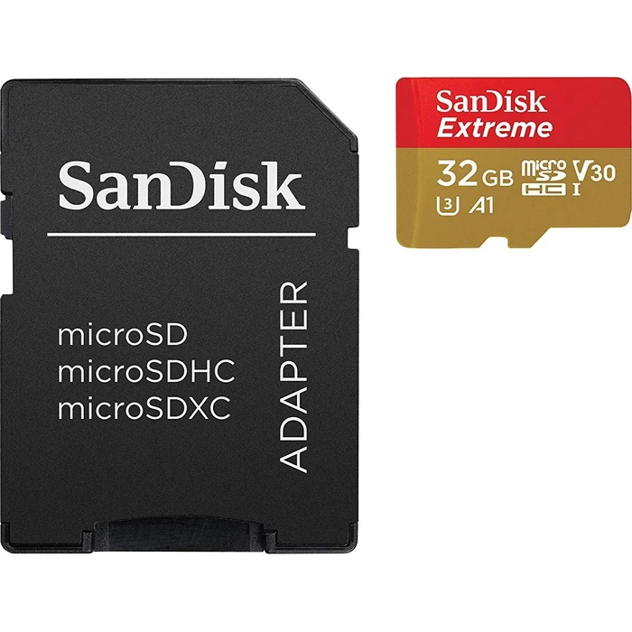SanDisk Extreme microSD Card 32GB Class 10 UHS-I (SDSQXAF-032G-GN6GN)