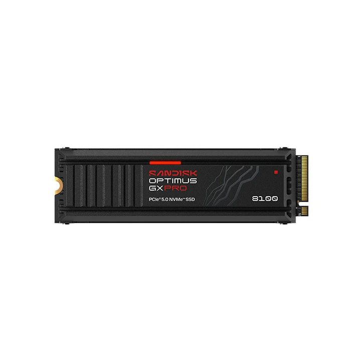 Sandisk Optimus GX Pro 8100 SSD 4TB τύπου M.2 με σύνδεση PCI Express 5.0 και ψύκτρα (PS5 Compatible) SDSP82400TAH-000E0