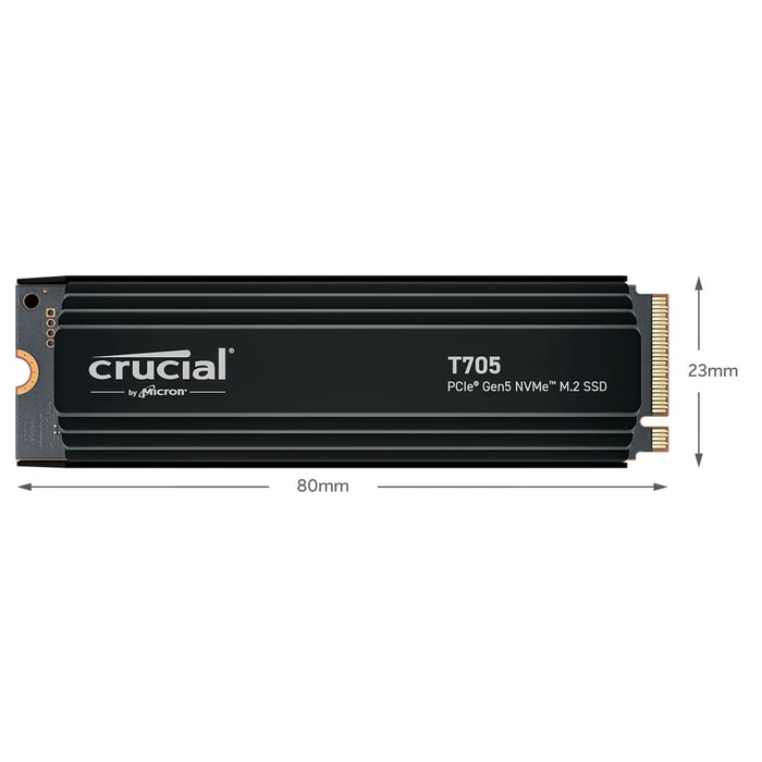 Crucial T705 SSD 4TB τύπου M.2 PCIe 5.0 με ψύκτρα (CT4000T705SSD5)
