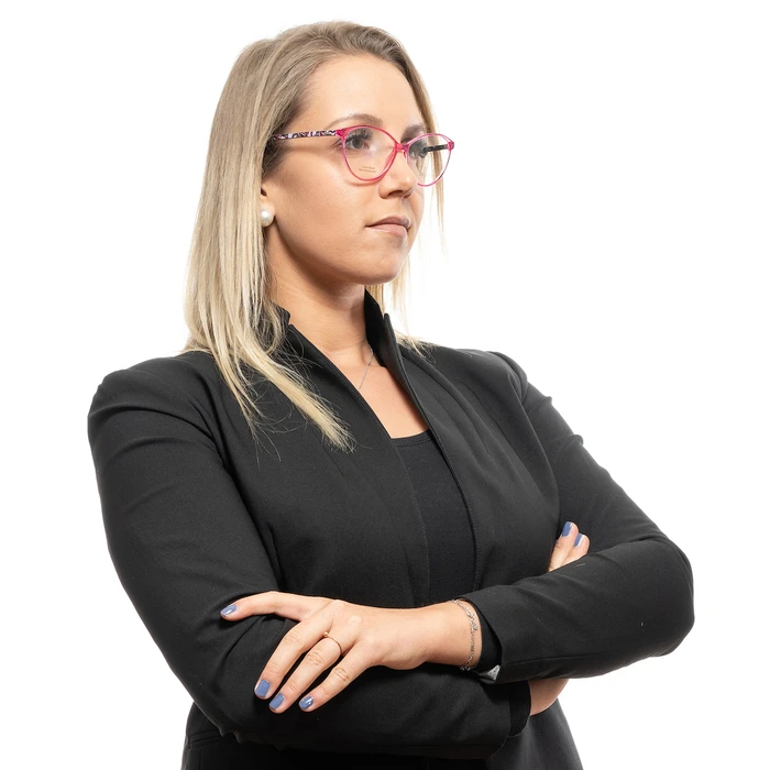 Emilio Pucci Γυναικείος Κοκκάλινος Σκελετός Γυαλιών Πεταλούδα Ροζ EP5047 075