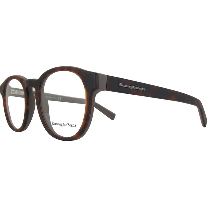 Zegna Ανδρικός Κοκκάλινος Σκελετός Γυαλιών Καφέ Ταρταρούγα EZ5104 B56