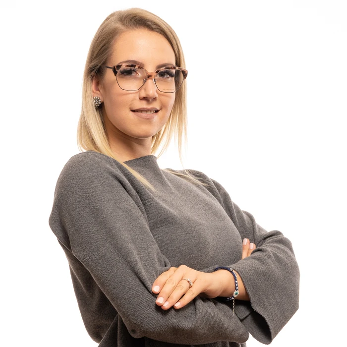 Emilio Pucci Γυναικείος Σκελετός Γυαλιών Cat Eye Καφέ EP5070 055