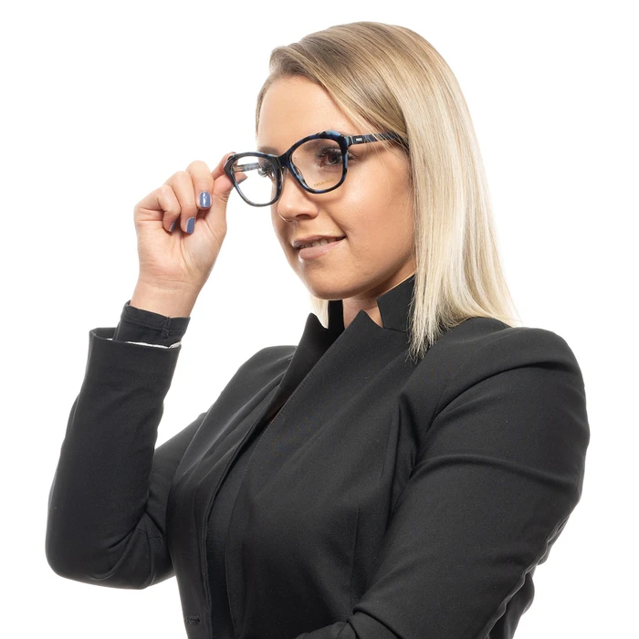 Emilio Pucci Γυναικείος Κοκκάλινος Σκελετός Γυαλιών Cat Eye Μπλε EP5078 092