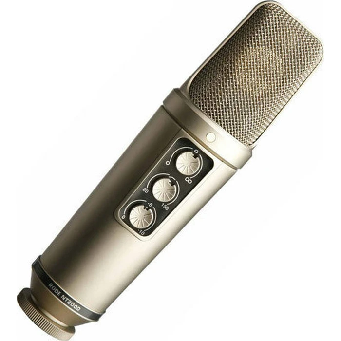 Rode NT-2000 Πυκνωτικό Μικρόφωνο XLR Shock Mounted για Φωνητικά - Χρυσό