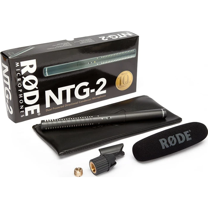 Rode NTG2 Πυκνωτικό Shotgun Μικρόφωνο XLR με Shock Mount