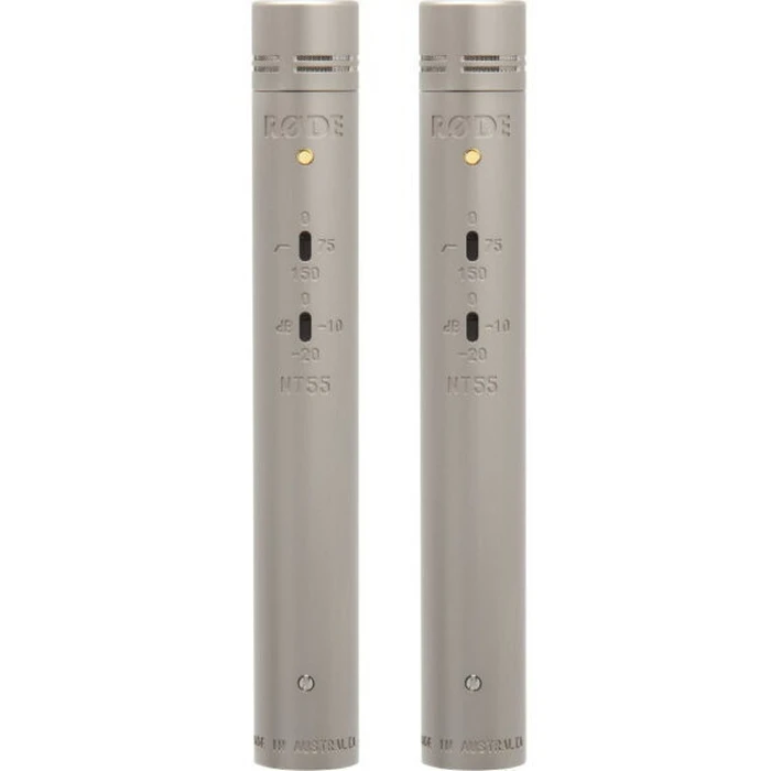Rode NT55 Matched Pair Πυκνωτικά Μικρόφωνα Studio (Ζεύγος, ασημί/χρυσό)