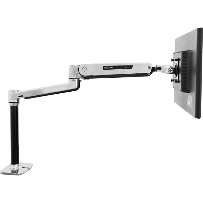 Ergotron Sit Stand Desk Mount Polished 42 in