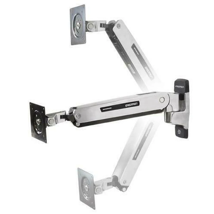 Ergotron Interactive Arm LD Επιτοίχια Βάση Οθόνης έως 42" Ασημί