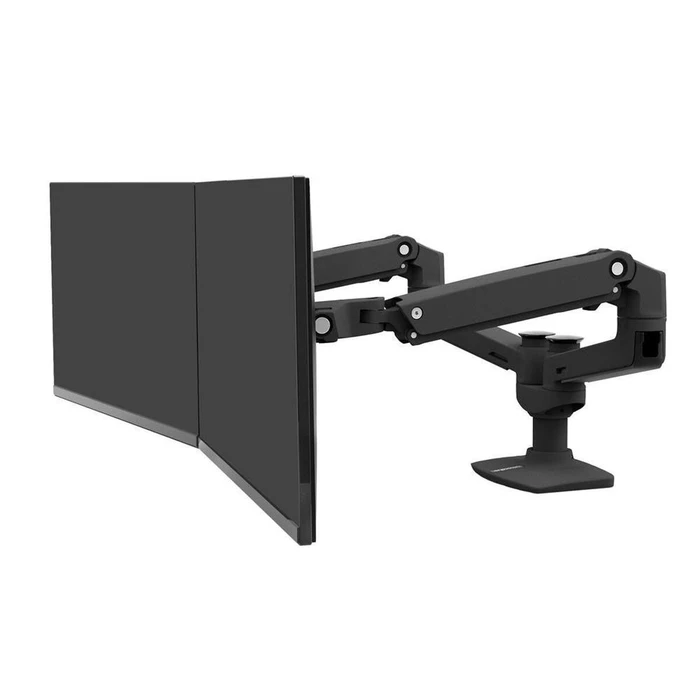 ERGOTRON Default LX Dual Side by Side Arm 27in Matte Black