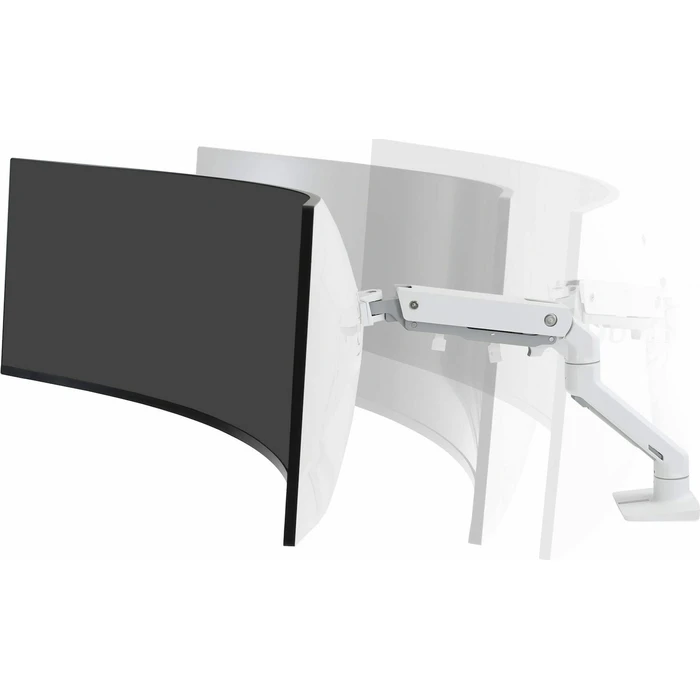 Ergotron Desktop Monitor Arm HX Desk Monitor Arm With HD Pivot White