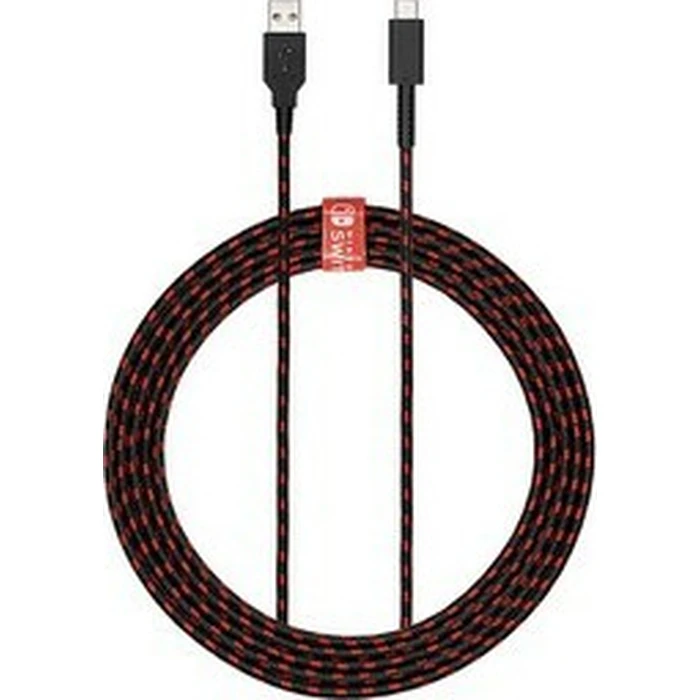 PDP USB Type-C Charging Cable for Nintendo Switch 2.4m Black