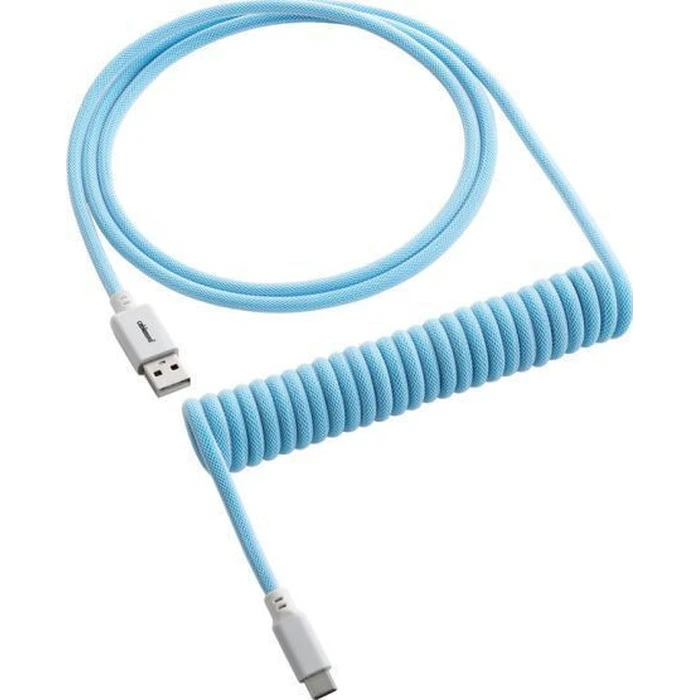CableMod Classic Σπειροειδές Καλώδιο Πληκτρολογίου USB-C σε USB-A, Blueberry Cheesecake - 150cm