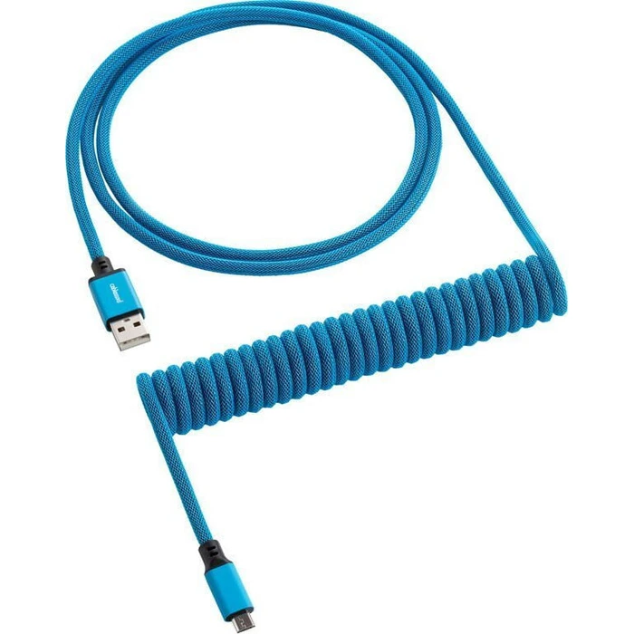 CableMod Classic Coiled καλώδιο Micro USB σε USB-A Spectrum Blue - 1,5 m