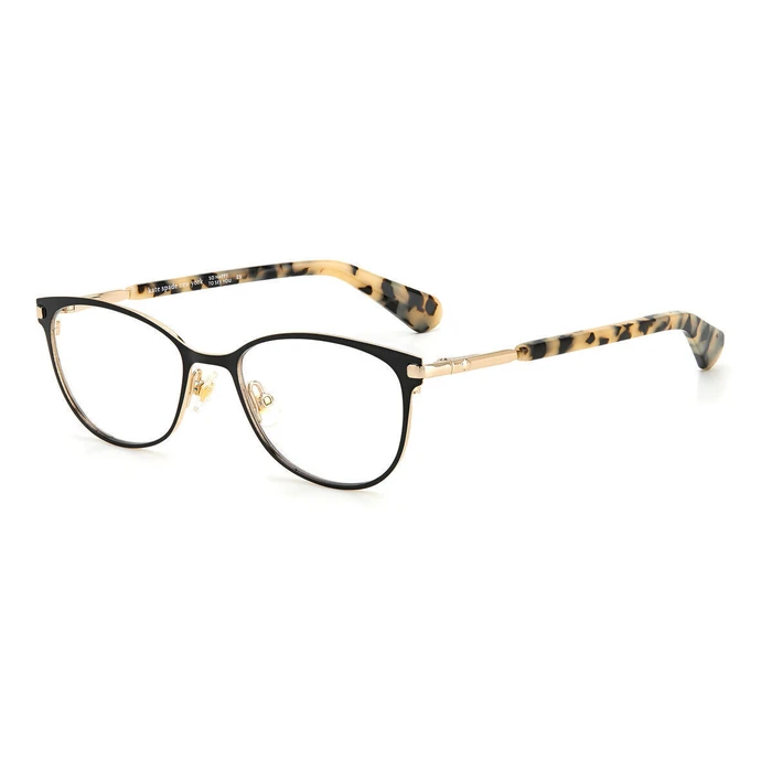 Kate Spade Γυναικείος Μεταλλικός Σκελετός Γυαλιών Πεταλούδα Μαύρος JABRIA-807F317 53/17/140