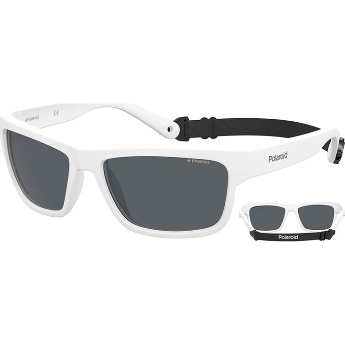 Polaroid Ανδρικά Γυαλιά Ηλίου με Λευκό Κοκκάλινο Σκελετό και Μαύρο Polarized Φακό PLD7031/S 6HT/C3