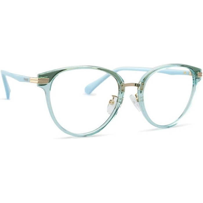 Polaroid Γυναικείος Κοκκάλινος Σκελετός Γυαλιών Cat Eye σε Τιρκουάζ Χρώμα PLD D427/G 30O