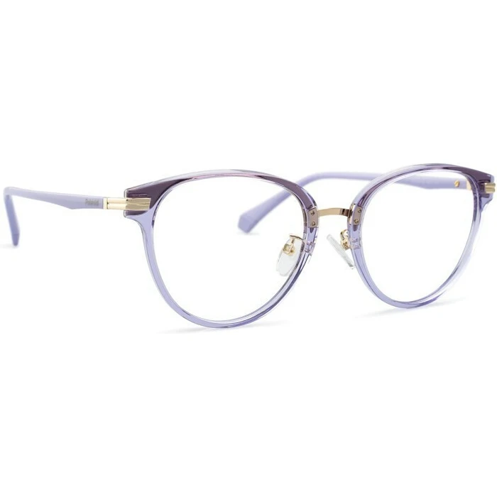 Polaroid Γυναικείος Κοκκάλινος Σκελετός Γυαλιών Cat Eye σε Μωβ Χρώμα PLD D427/G B3V