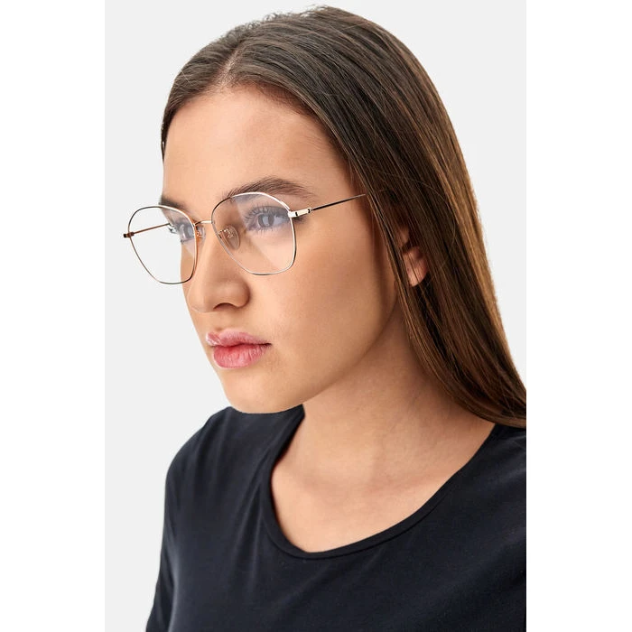 Polaroid Γυναικείος Μεταλλικός Σκελετός Γυαλιών σε Ροζ Χρυσό Χρώμα PLDD425/G 06J