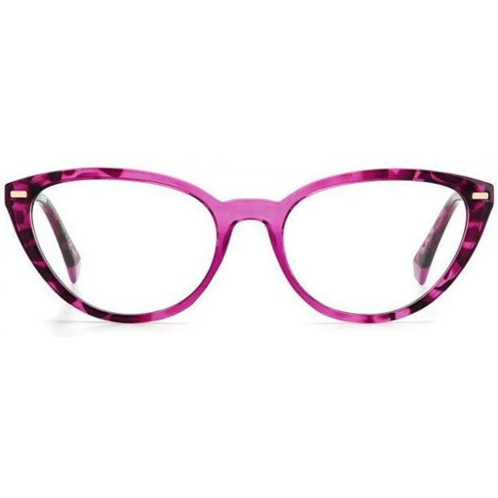 Polaroid Γυναικείος Κοκκάλινος Σκελετός Γυαλιών Cat Eye σε Μωβ Χρώμα PLD D432 0T4