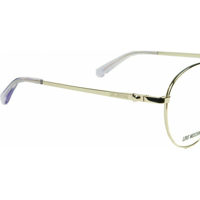 Moschino Γυναικείος Μεταλλικός Σκελετός Γυαλιών σε Χρυσό Χρώμα MOL581 789