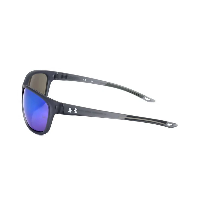 Under Armour Unisex Γυαλιά Ηλίου με Γκρι Κοκκάλινο Σκελετό και Πράσινο Καθρέφτη Φακό UAUNDENIABLE6