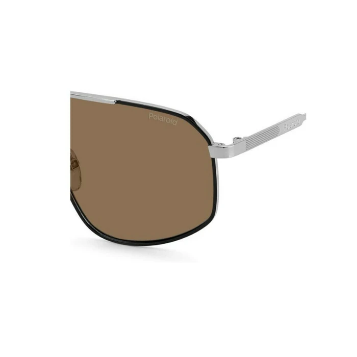 Polaroid Ανδρικά Γυαλιά Ηλίου με Μαύρο Μεταλλικό Σκελετό και Καφέ Polarized Φακό PLD4118/S/X 85K/SP
