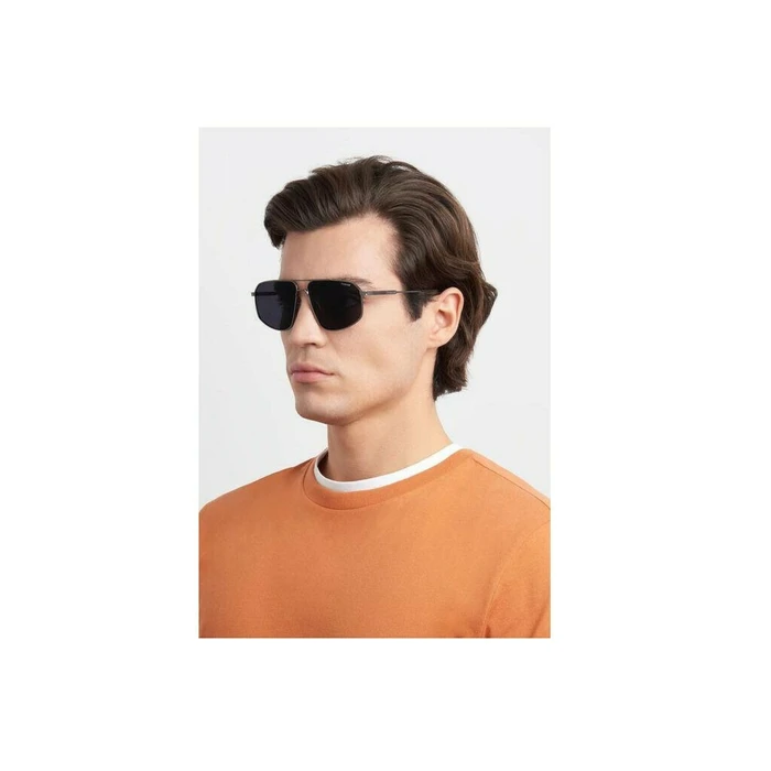 Polaroid Ανδρικά Γυαλιά Ηλίου με Μαύρο Μεταλλικό Σκελετό και Καφέ Polarized Φακό PLD4118/S/X 85K/SP