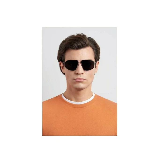 Polaroid Ανδρικά Γυαλιά Ηλίου με Μαύρο Μεταλλικό Σκελετό και Καφέ Polarized Φακό PLD4118/S/X 85K/SP