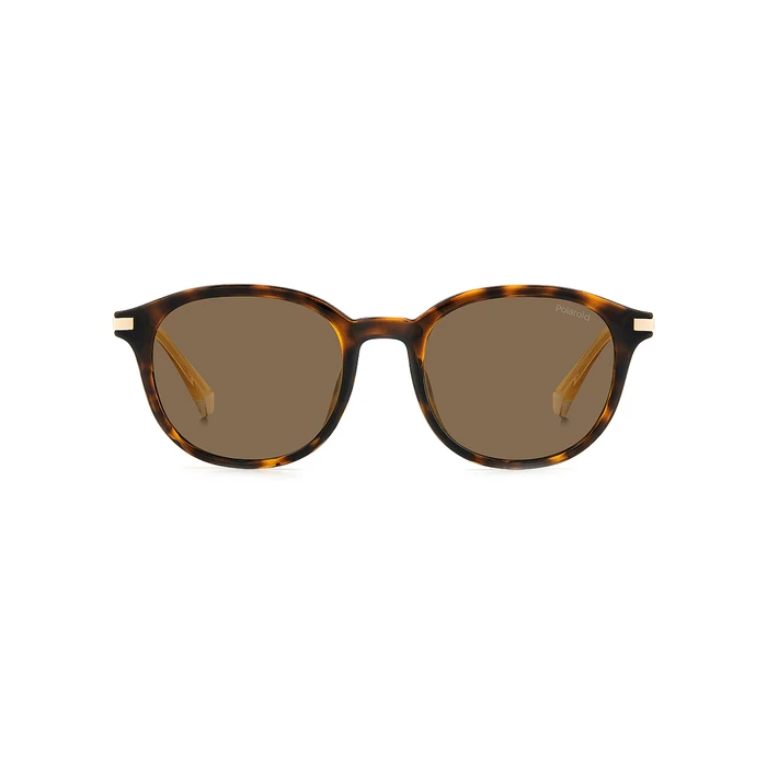 Polaroid Unisex Γυαλιά Ηλίου με Καφέ Ταρταρούγα Κοκκάλινο Σκελετό και Καφέ Polarized Φακό PLD4148/G/S/X 086/SP