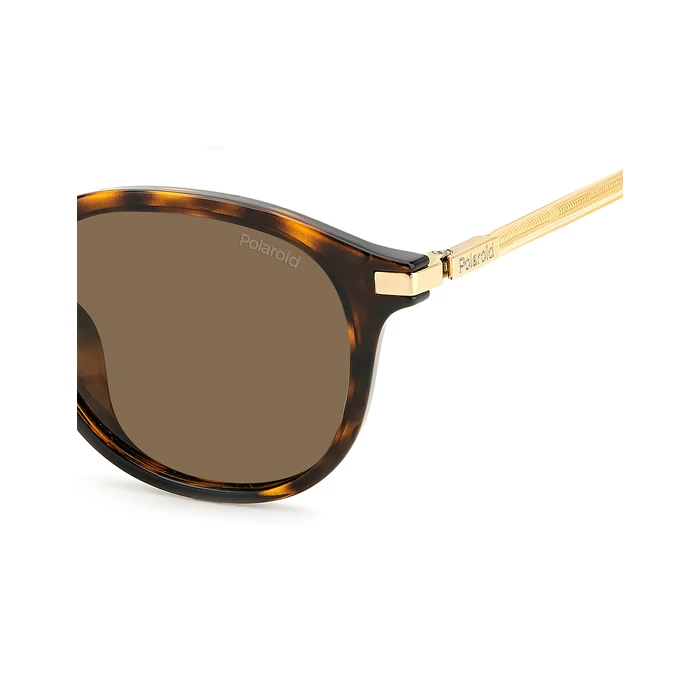 Polaroid Unisex Γυαλιά Ηλίου με Καφέ Ταρταρούγα Κοκκάλινο Σκελετό και Καφέ Polarized Φακό PLD4148/G/S/X 086/SP