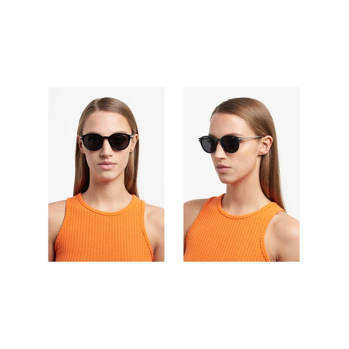 Polaroid Unisex Γυαλιά Ηλίου με Μαύρο Κοκκάλινο Σκελετό και Μαύρο Polarized Φακό PLD4148/G/S/X 807/M9