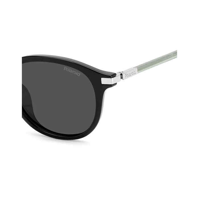 Polaroid Unisex Γυαλιά Ηλίου με Μαύρο Κοκκάλινο Σκελετό και Μαύρο Polarized Φακό PLD4148/G/S/X 807/M9