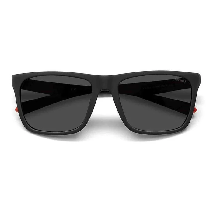 Polaroid Ανδρικά Γυαλιά Ηλίου με Μαύρο Κοκκάλινο Σκελετό και Γκρι Polarized Φακό PLD2141/S BLXM9