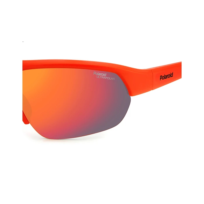 Polaroid Unisex Γυαλιά Ηλίου με Πορτοκαλί Μεταλλικό Σκελετό και Polarized Φακό PLD7048/S 0Z3/BG