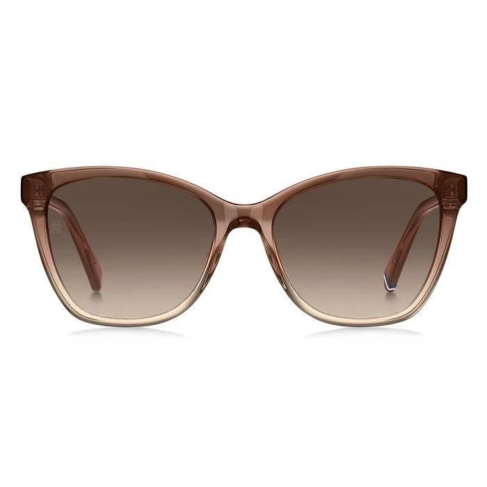 Tommy Hilfiger Γυναικεία Γυαλιά Ηλίου με Καφέ Κοκκάλινο Σκελετό και Καφέ Ντεγκραντέ Φακό TH1981/S FWM/HA