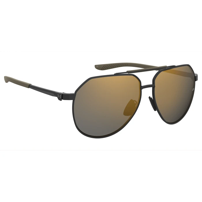 Under Armour Men's Sunglasses UA HONCHO/G 3OL/CT - Metal Aviator Frame, Copper/Gold Mirror Lens, 60/17/140 mm, 100% UV