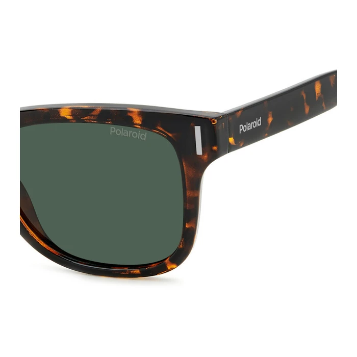 Polaroid Unisex Γυαλιά Ηλίου με Καφέ Ταρταρούγα Κοκκάλινο Σκελετό και Πράσινο Polarized Φακό PLD6206/S 086/UC